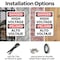 Signmission High Voltage Bilingual Danger Sign, Plastic, 7in W x 10in L, 2PK OS-2PACK-DS-P-710-L-19389 - alternate 5